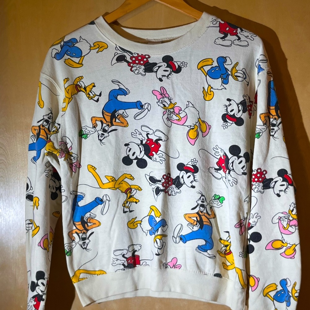 VINTAGE DISNEY Mickey and Friends Sweatshirt Size XS